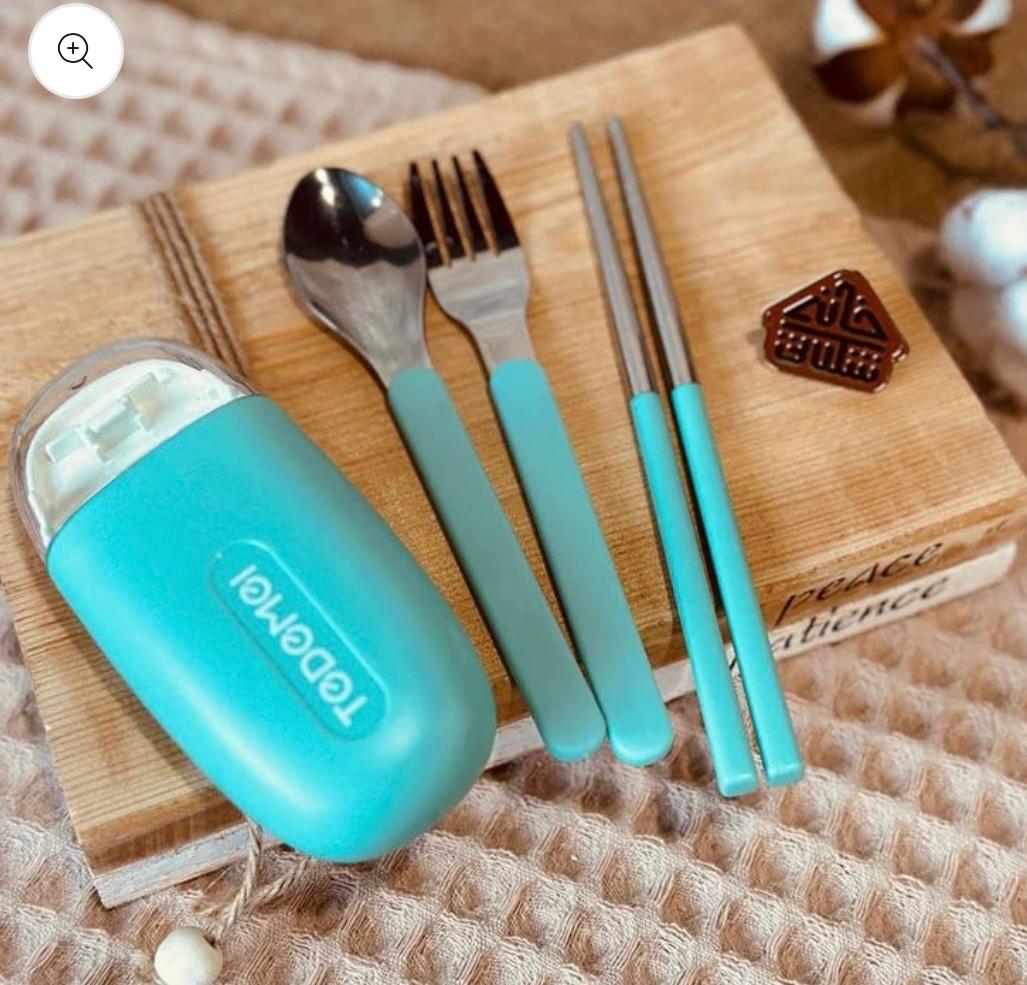 TRAVEL CUTE CUTLERY SET
