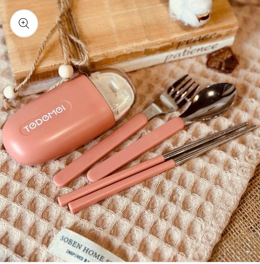 TRAVEL CUTE CUTLERY SET