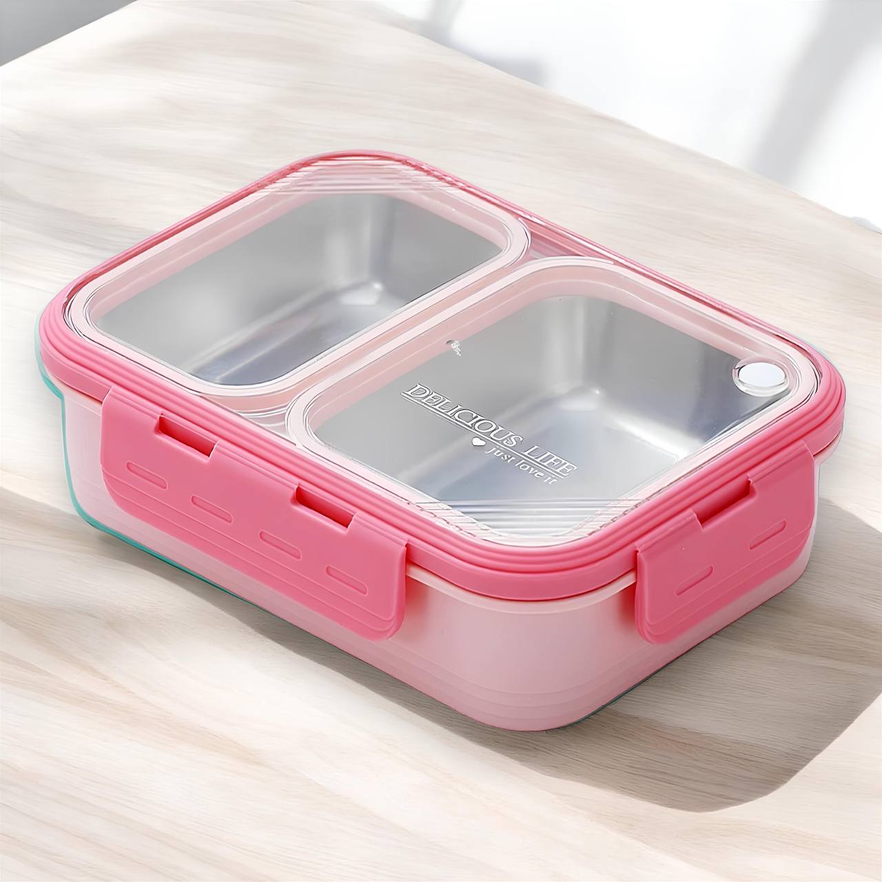 STYLISH STAINLESS STEEL BENTO BOX