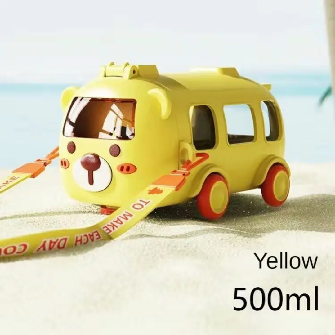 BEAR BUS WATER BOTTLE (plastic)