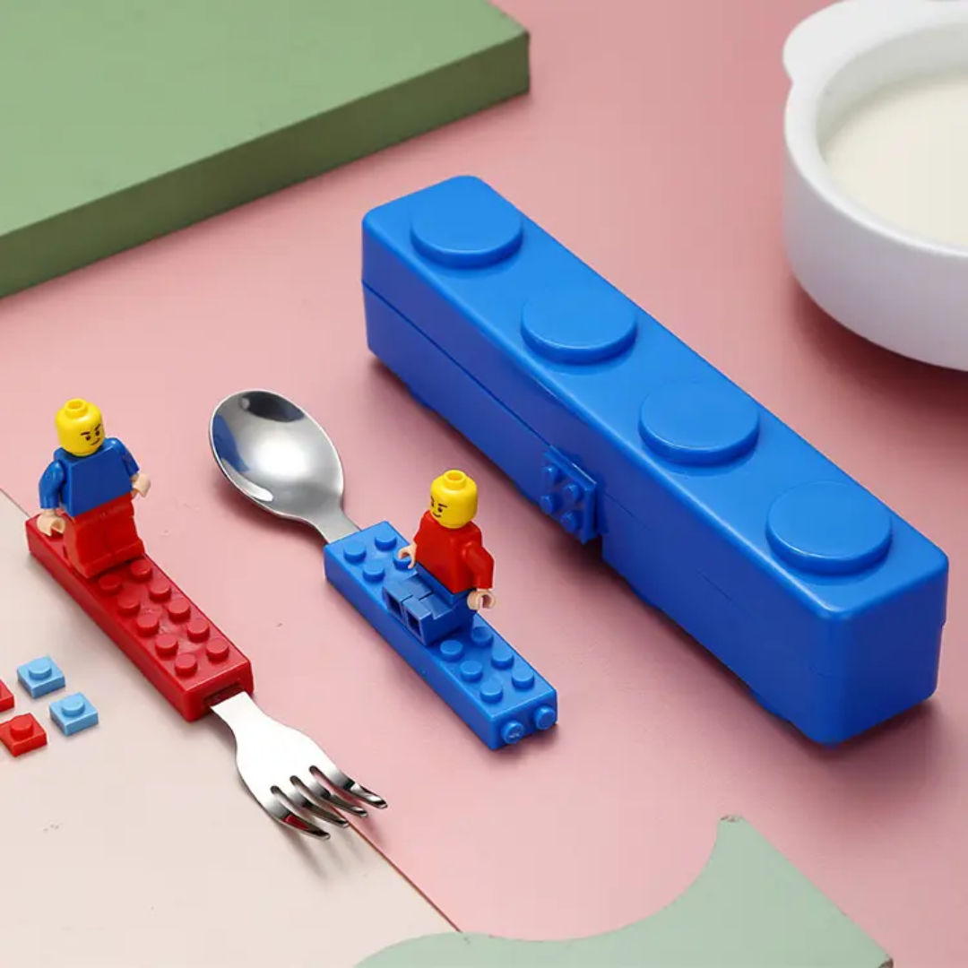 LEGO SPOON & FORK SET (stainless steel)