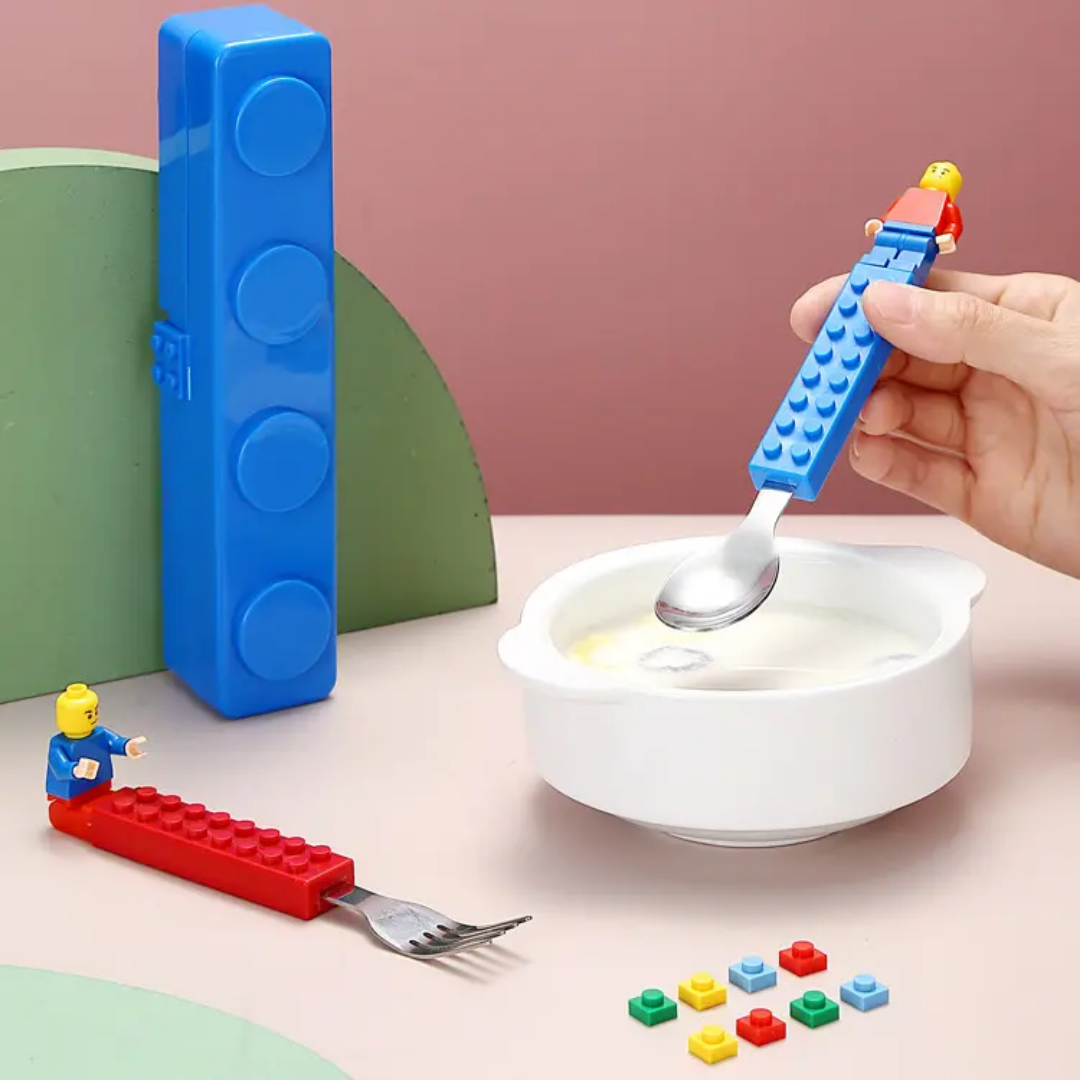 LEGO SPOON & FORK SET (stainless steel)