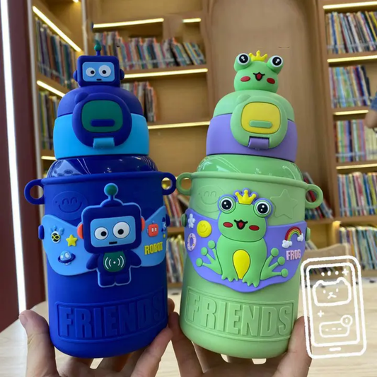 KIDS FRIENDS STEEL BOTTLE (stainless steel)450ml