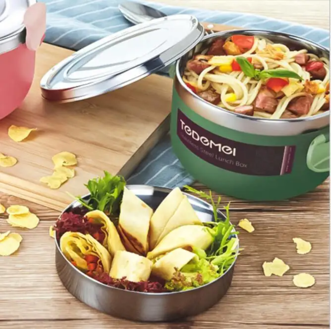 STEEL CRAFTROUND LUNCHBOX (stainless steel)