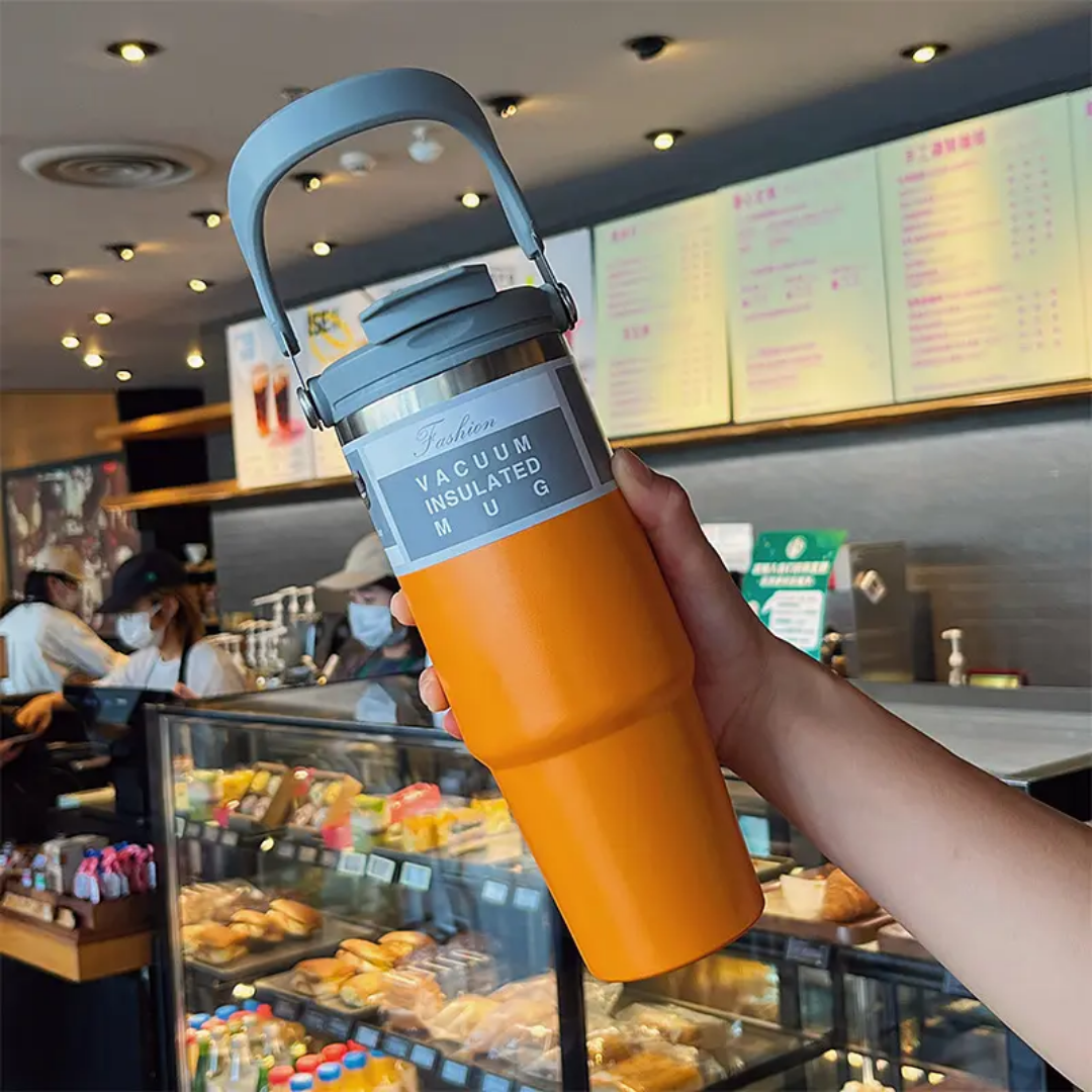 SMALL VACUUM TUMBLER (stainless steel)900ml