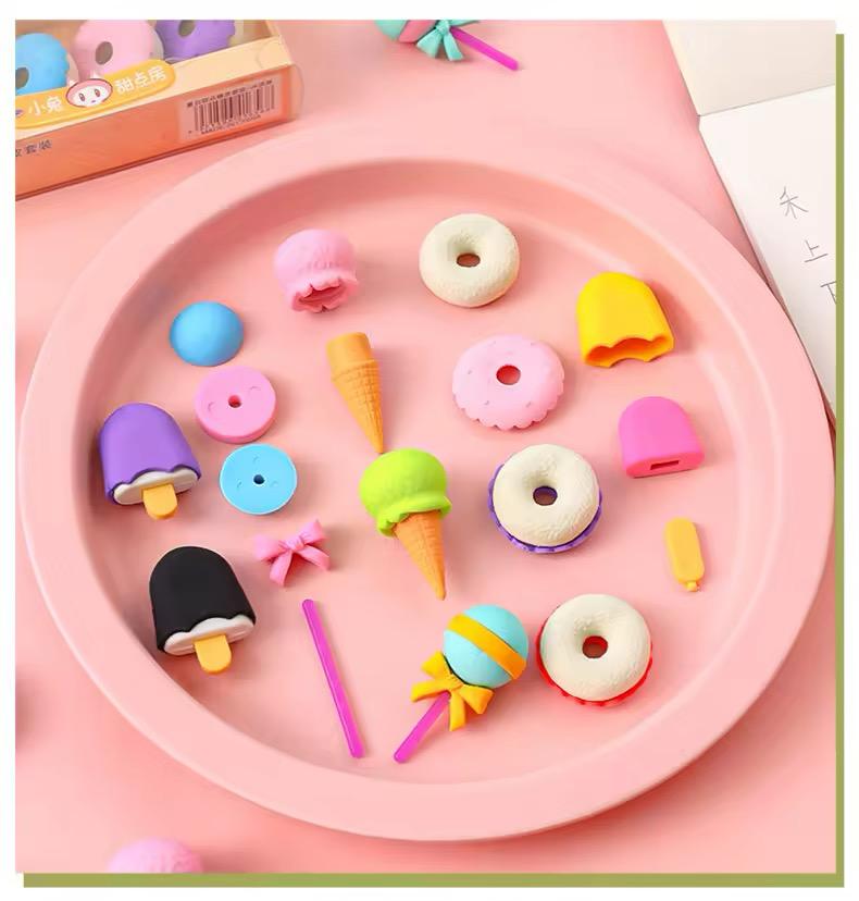 MIX FOOD ERASER (pack of Two)