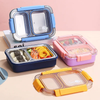 SMILE LUNCHBOX 2COMPARTMENTS (stainless steel)