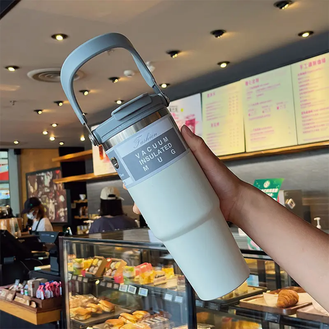 SMALL VACUUM TUMBLER (stainless steel)900ml