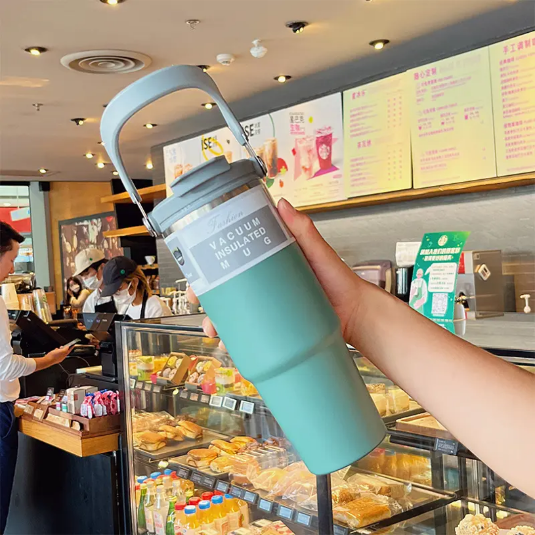 SMALL VACUUM TUMBLER (stainless steel)900ml