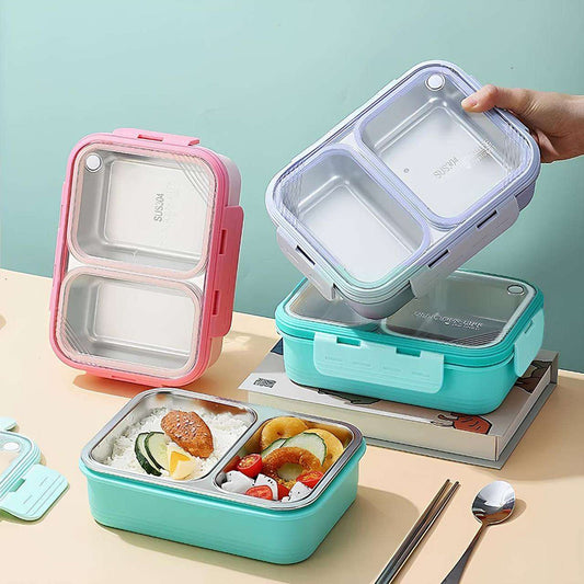 STYLISH STAINLESS STEEL BENTO BOX