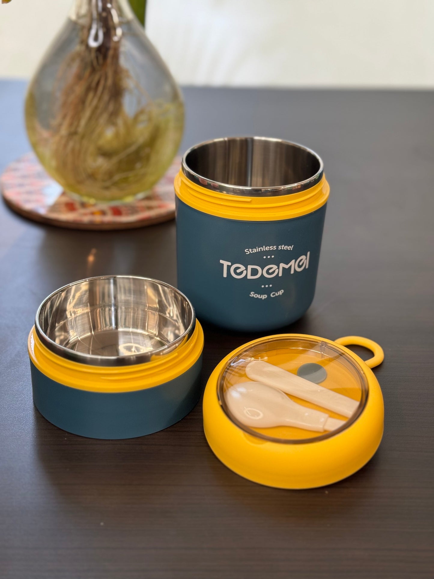 DOUBLE DECKER BENTO BOX  [Stainless steel ]