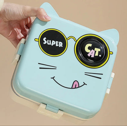 CAT EYE KIDS LUNCH BOX [ Stainless steel ]