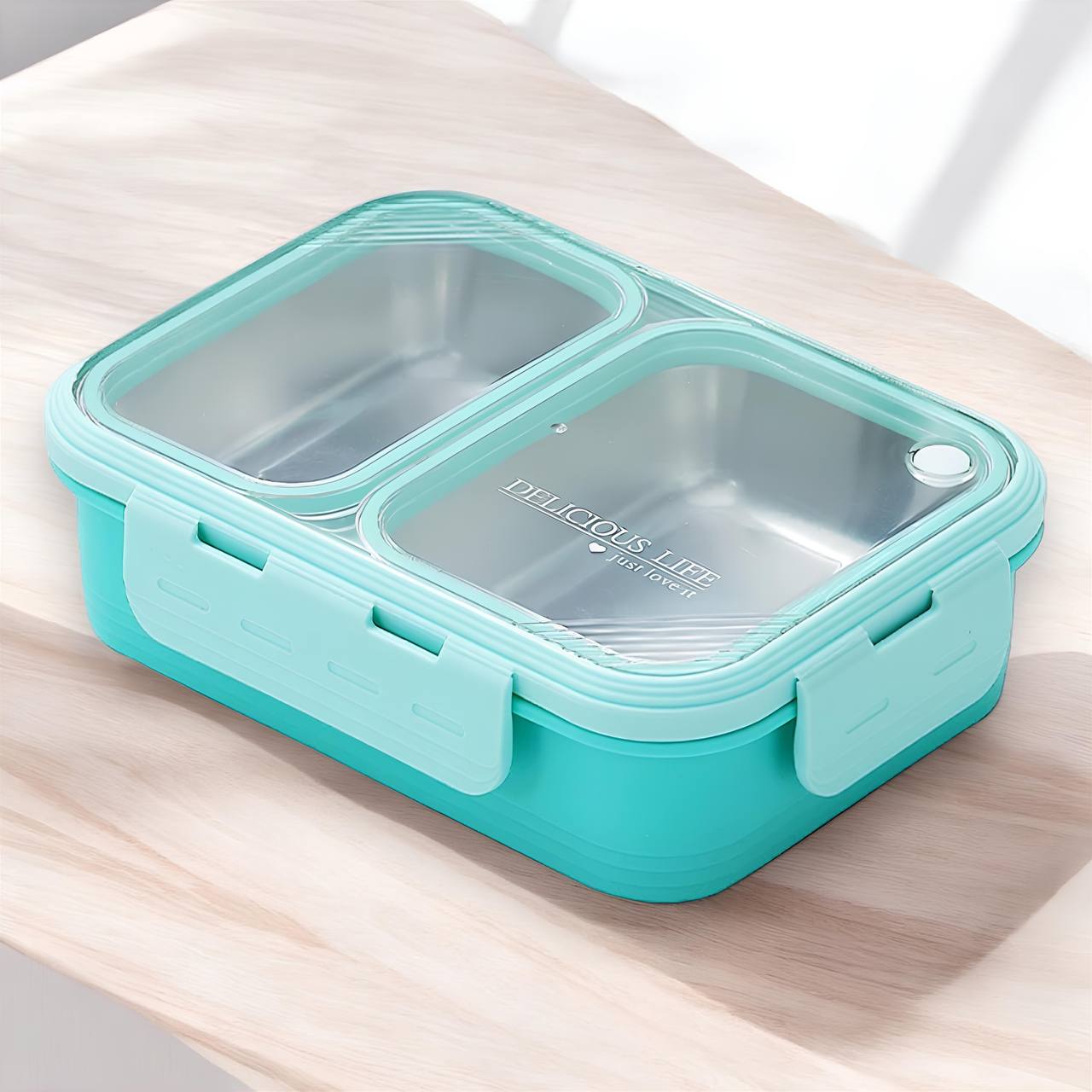 STYLISH STAINLESS STEEL BENTO BOX
