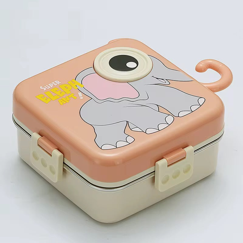 ELEPHANT EYE KIDS LUNCH BOX [ Stainless steel ]