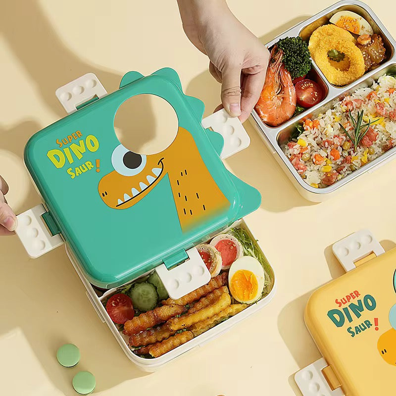 DINO EYE KIDS  LUNCH BOX [ Stainless steel ]