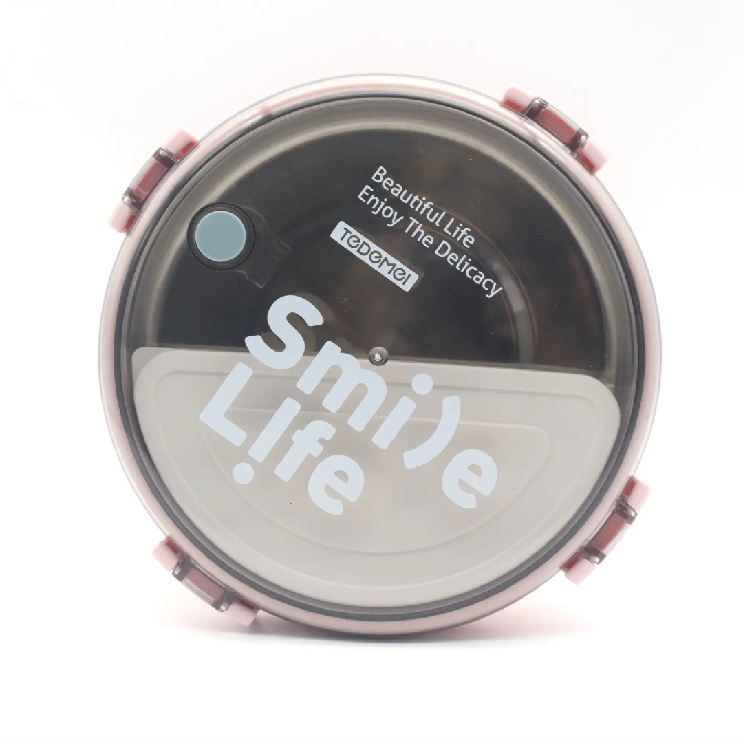 SMILE LIFE ROUND BENTOBOX (stainless steel)