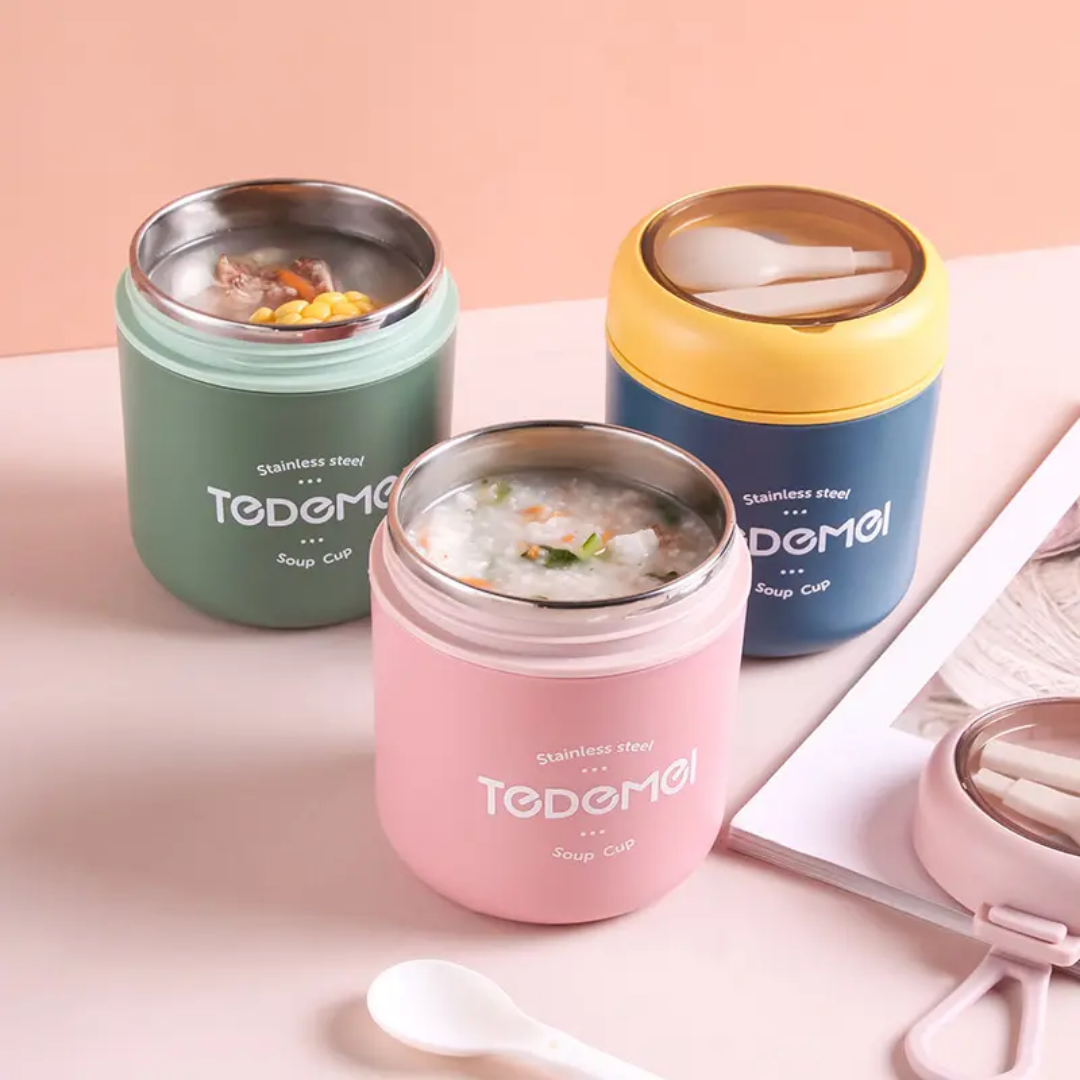 TEDEMEI SNACKS & SOUP CUP (stainless steel) 530ml