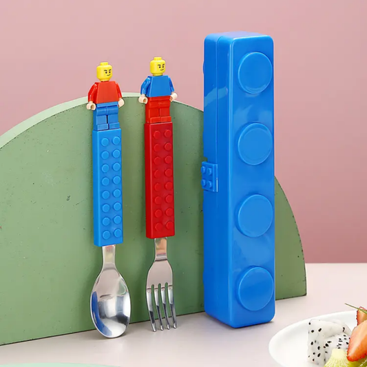LEGO SPOON & FORK SET (stainless steel)
