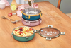 SMILE LIFE ROUND BENTOBOX (stainless steel)