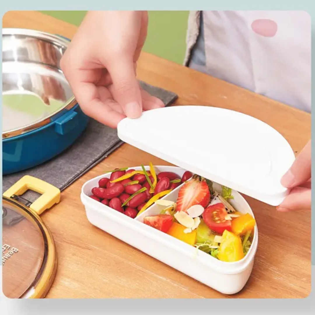 SMILE LIFE ROUND BENTOBOX (stainless steel)