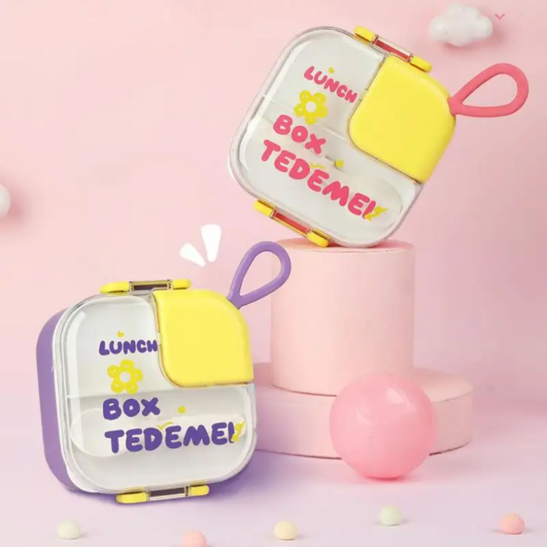 CUTE SQUARE BENTOBOX (stainless steel)