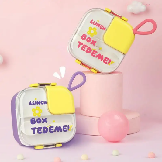 CUTE SQUARE BENTOBOX (stainless steel)
