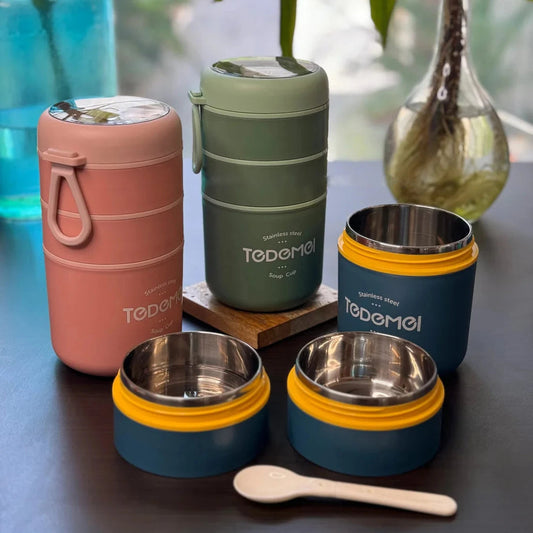 TEDEMEI TIFFIN (stainless steel)890ml