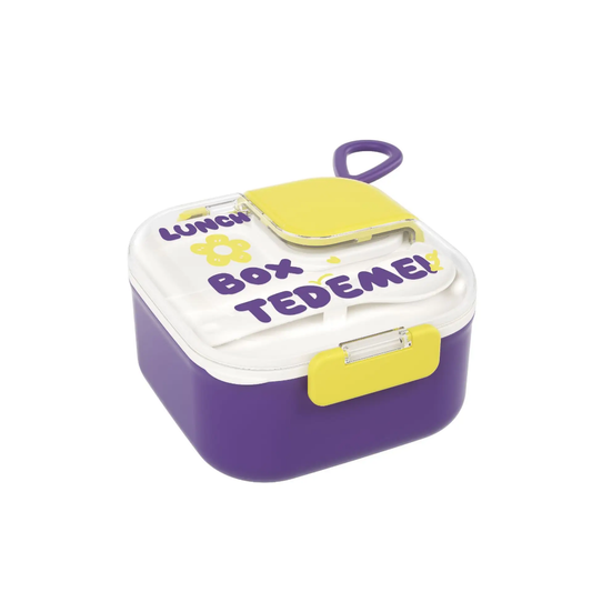 CUTE SQUARE BENTOBOX (stainless steel)