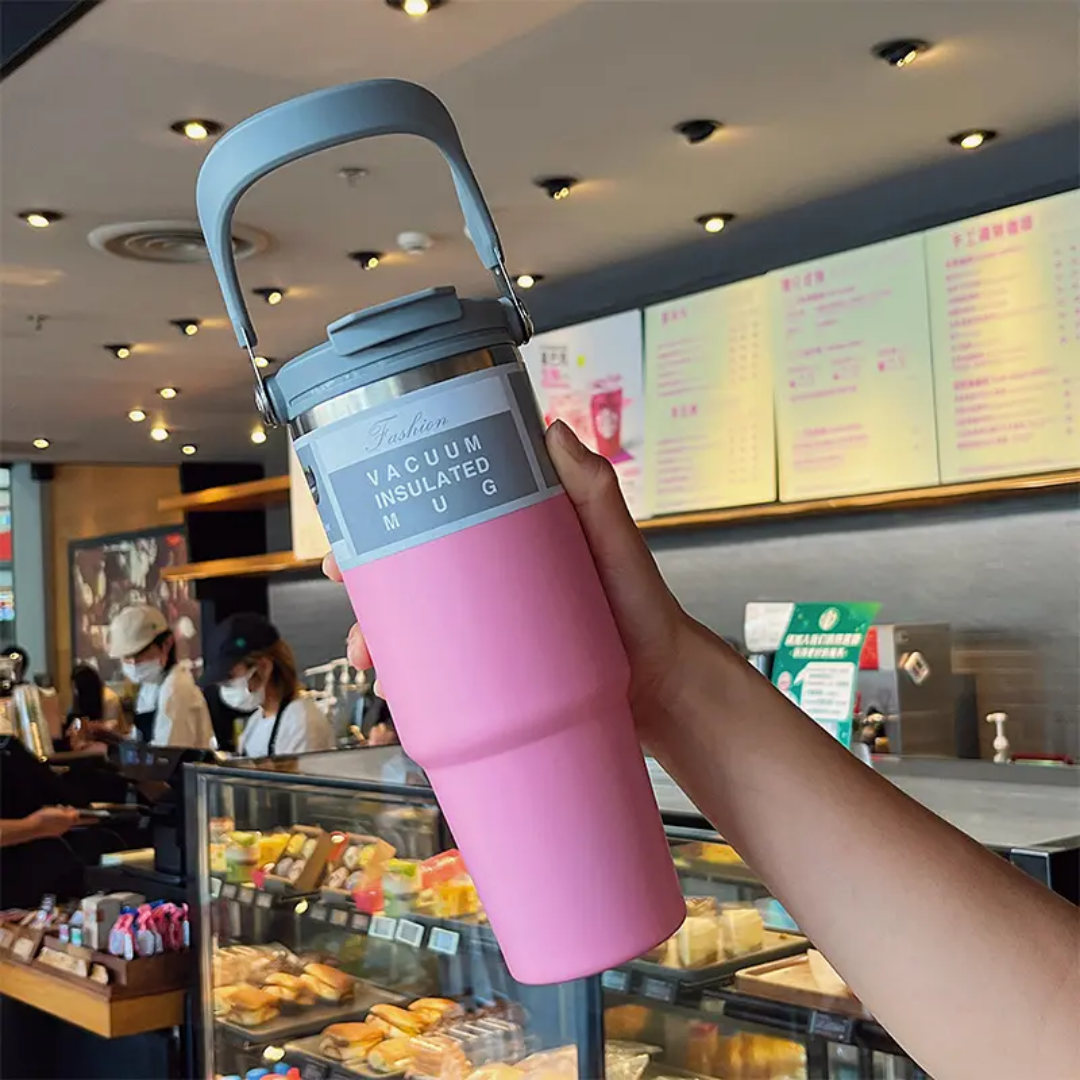 SMALL VACUUM TUMBLER (stainless steel)900ml
