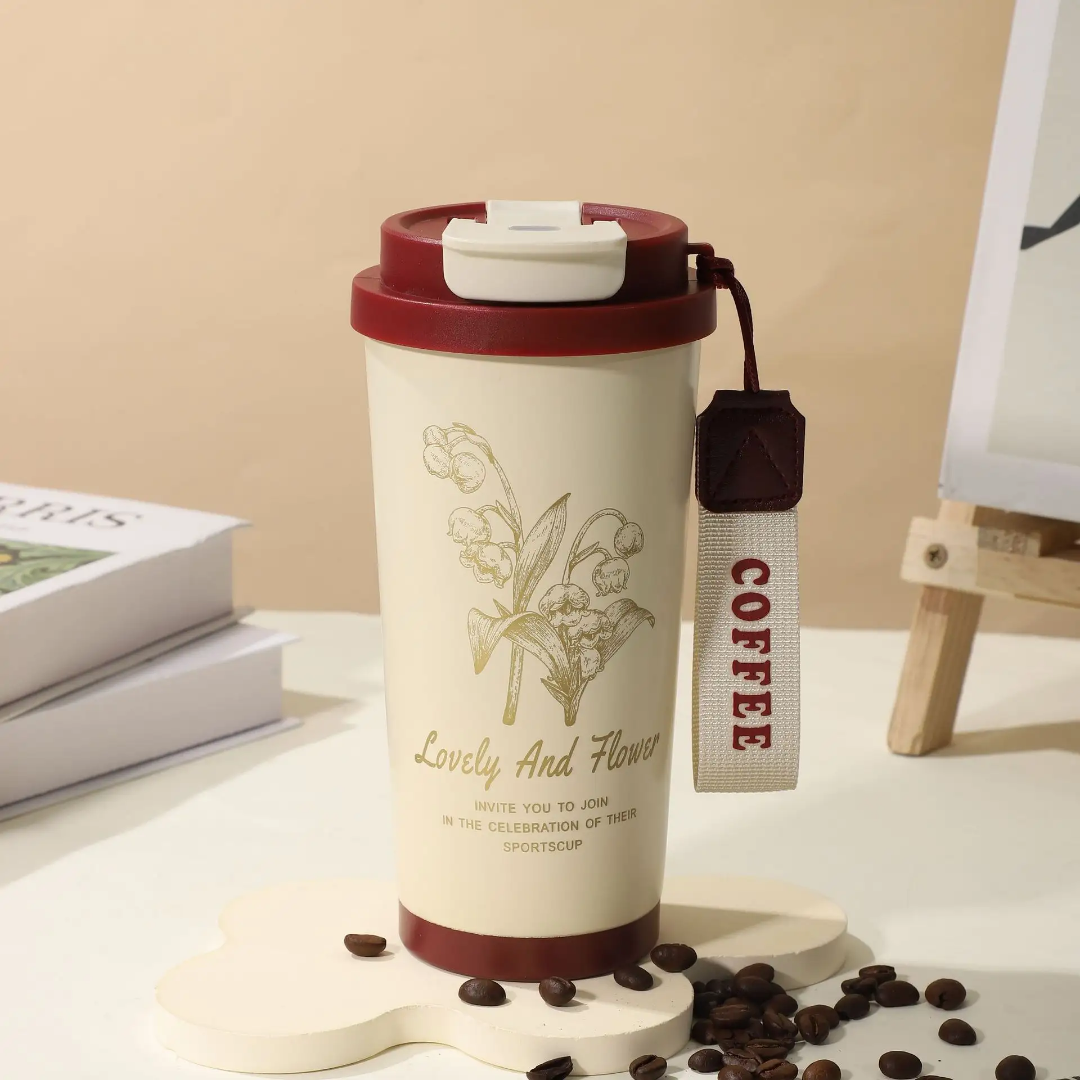 CUTE KAWALII COFFEE FLASK (stainless steel)500ml