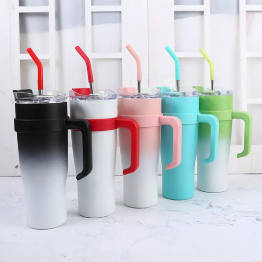 STAINLESS STEEL TUMBLER WITH HANDLE (1200ml)