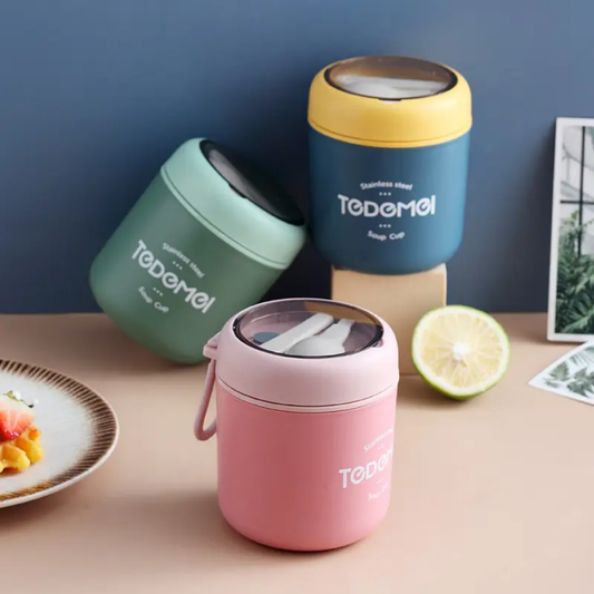 TEDEMEI SNACKS & SOUP CUP (stainless steel) 530ml