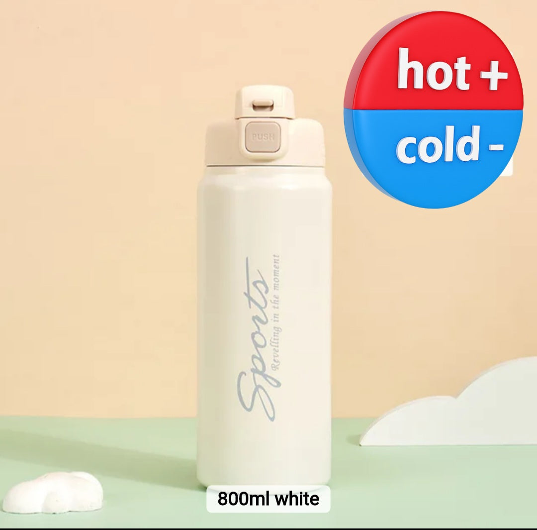 GLOSSY STEEL BOTTLE (stainless steel)800ml