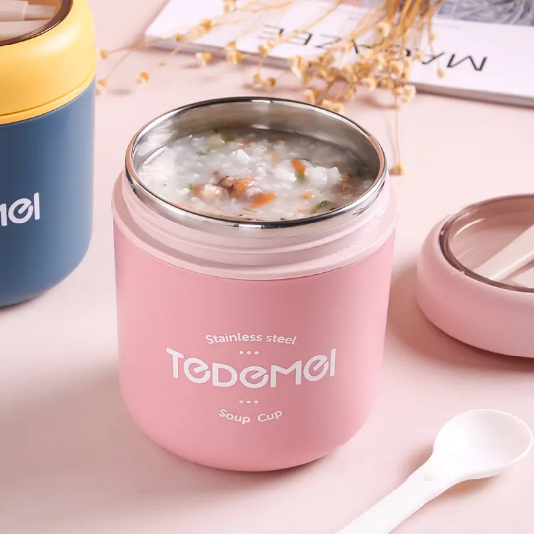 TEDEMEI SNACKS & SOUP CUP (stainless steel) 530ml