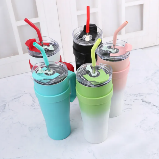 STAINLESS STEEL TUMBLER WITH HANDLE (1200ml)
