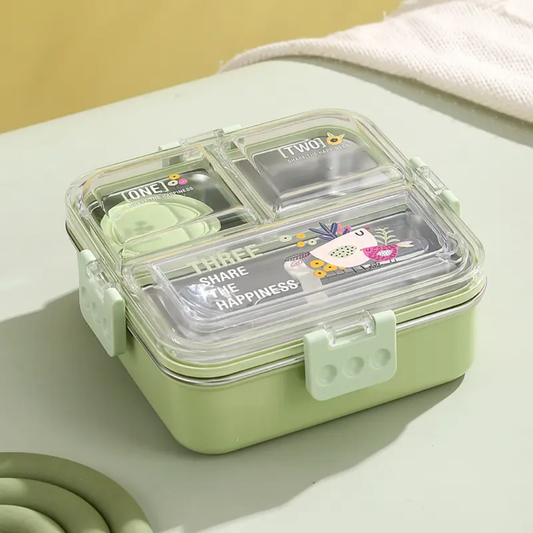 STYLISH TRIO LUNCH BOX (stainless steel)