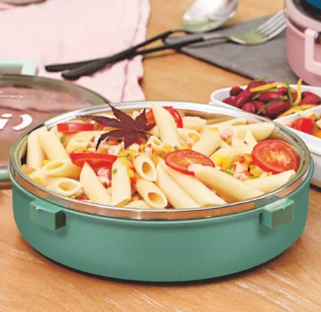 SMILE LIFE ROUND BENTOBOX (stainless steel)
