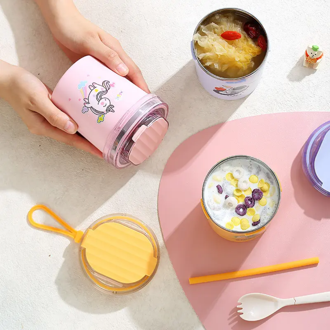 CUTE CARTOON MUG (stainless steel) 530ml