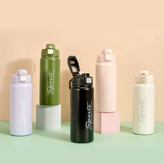 GLOSSY STEEL BOTTLE (stainless steel)800ml