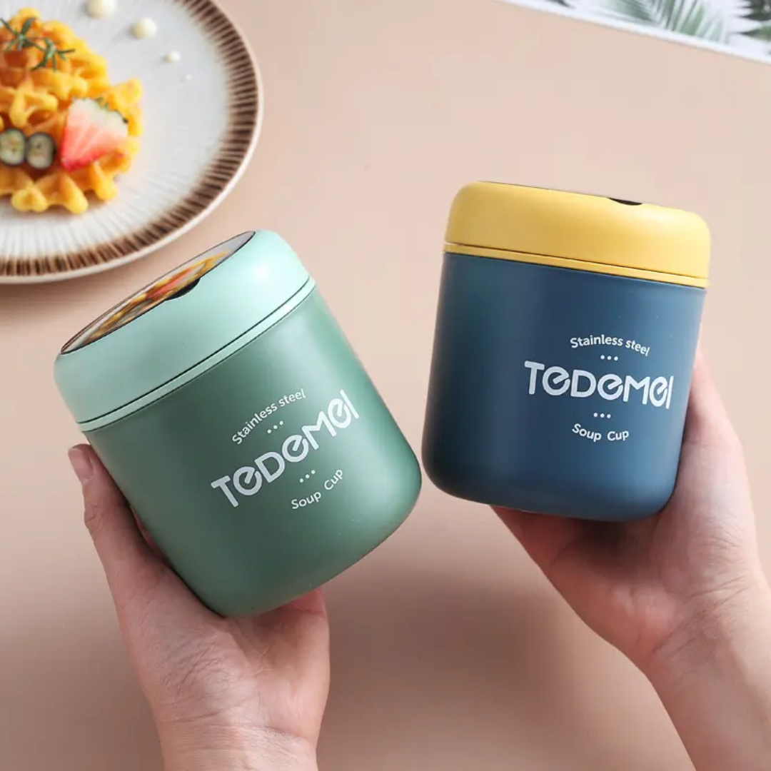 TEDEMEI SNACKS & SOUP CUP (stainless steel) 530ml