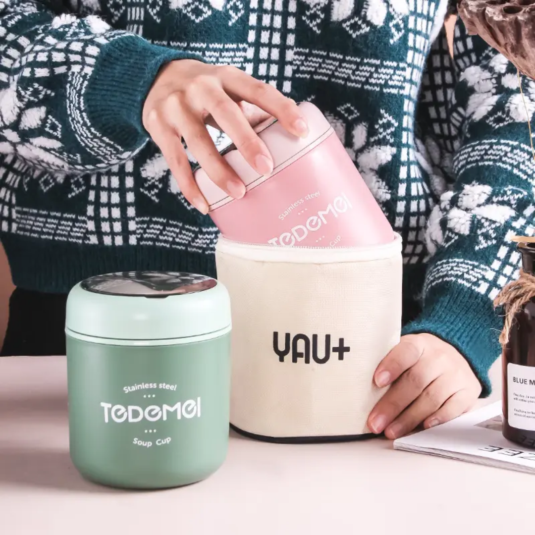 TEDEMEI SNACKS & SOUP CUP (stainless steel) 530ml