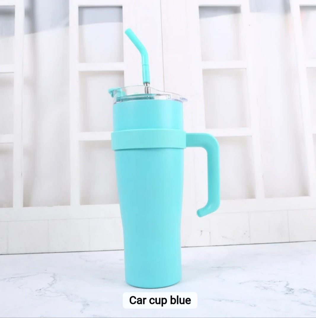 STAINLESS STEEL TUMBLER WITH HANDLE (1200ml)