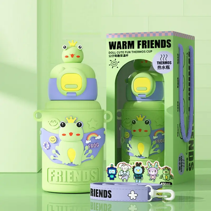 KIDS FRIENDS STEEL BOTTLE (stainless steel)450ml