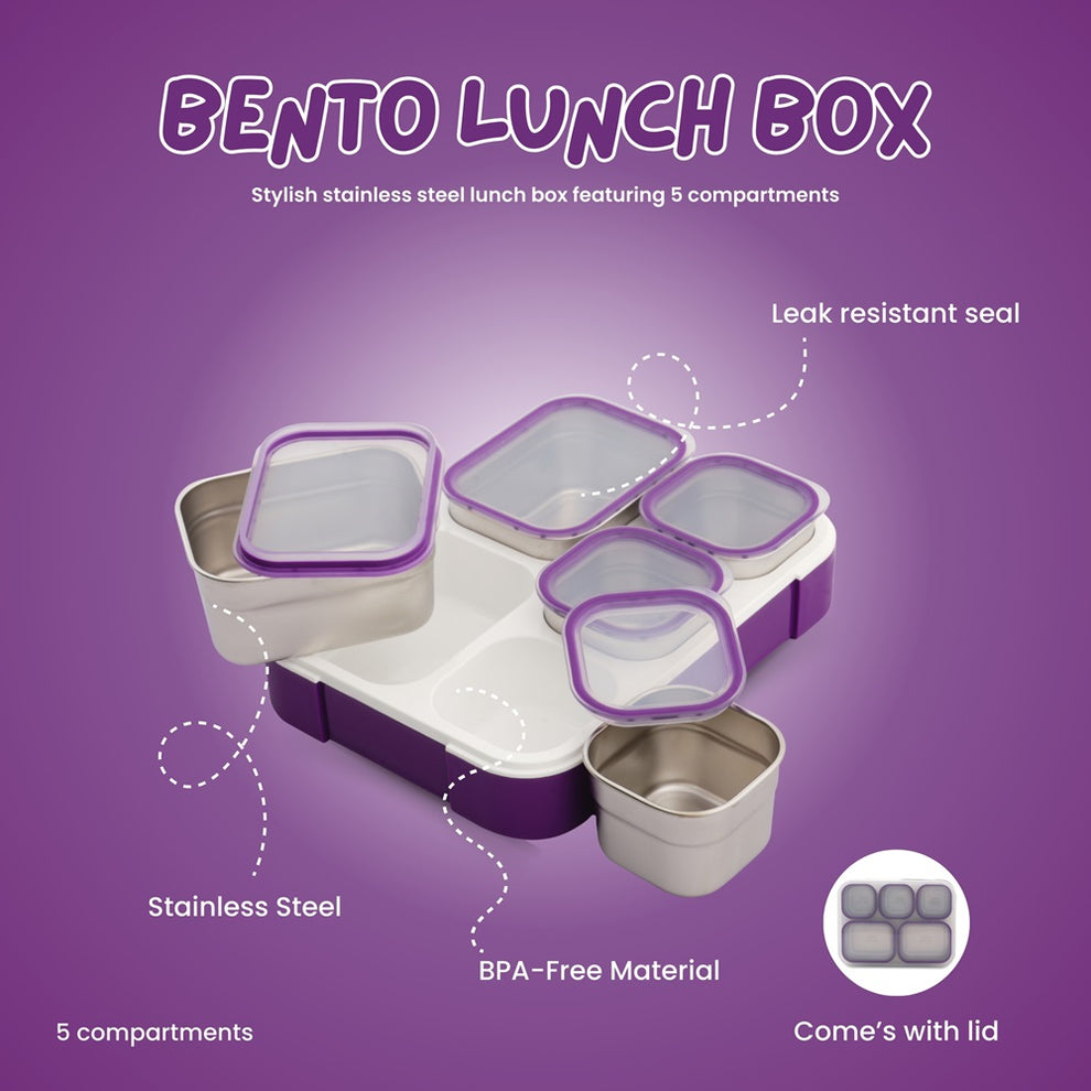 BENTO LUNCH BOX (with free lunch bag)