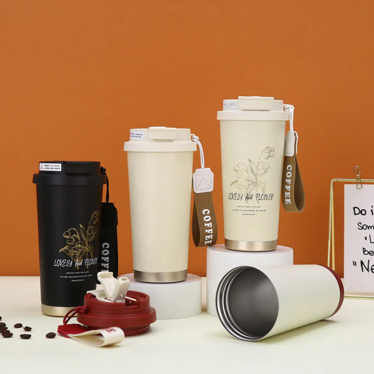 CUTE KAWALII COFFEE FLASK (stainless steel)500ml