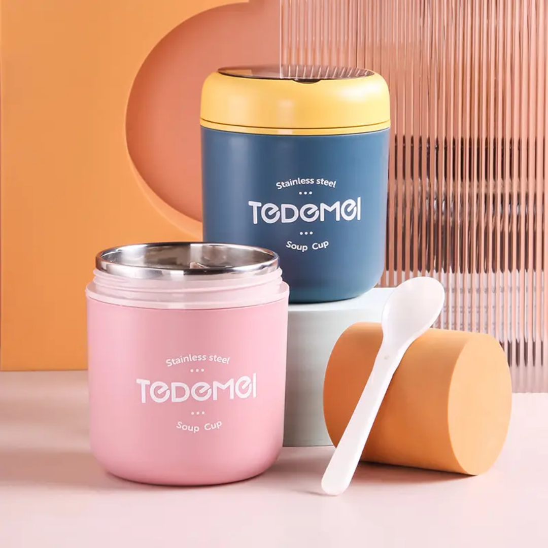TEDEMEI SNACKS & SOUP CUP (stainless steel) 530ml