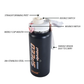 FASHION VACUUM WATER BOTTLE (Stainless steel)680ml