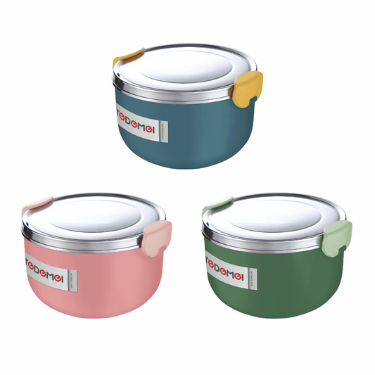 STEEL CRAFTROUND LUNCHBOX (stainless steel)