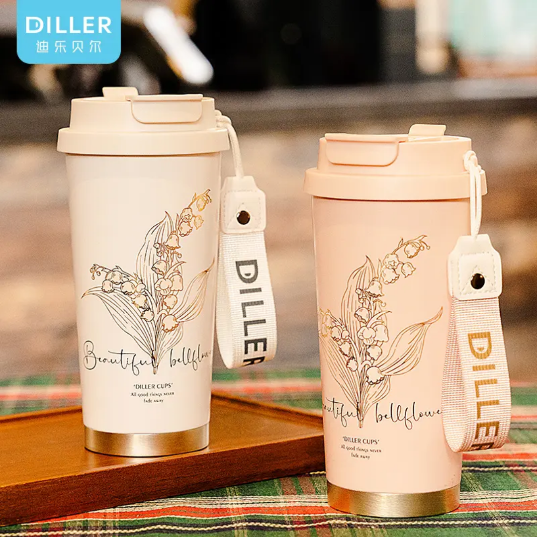 CUTE KAWALII COFFEE FLASK (stainless steel)500ml