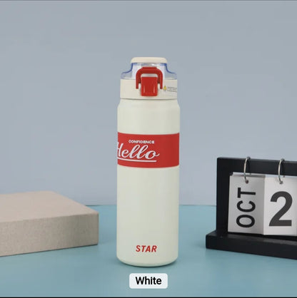 HELLO STAINLESS STEEL BOTTLE (600ml)